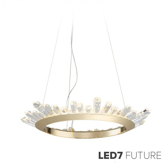 Loft Industry Modern - Crystall Sun Chandelier3